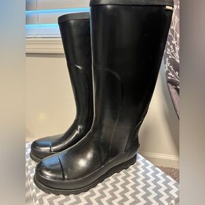 Sorel Black Tall Rain Boots